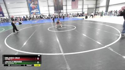 68 lbs Rd# 4- 2:00pm Friday Final Pool - Lincoln Brower, Mat Assassins vs Orlando Cruz, Cali Red