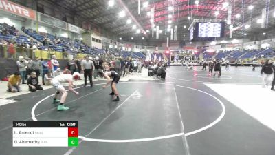 140 lbs Consolation - Liam Amendt, Sedgwick County MS vs Daxton Abernathy, Burlington