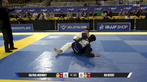 Roi Shtoff vs Kai Paul McKinney 2026 Pan Jiu Jitsu IBJJF Championship