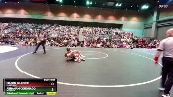 120 lbs 3rd Place Match - Abraham Coronado, Mcqueen vs Mason Gillispie, Claremore