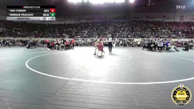 G5A-125 lbs Semifinal - Dru Turner, Hinton-Girls vs Brenlie Peacock, McLoud-Girls