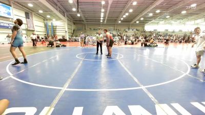 285 lbs Rr Rnd 2 - Zach Clark, Indiana Outlaws White vs Austyn Bunn, CentralMD Blue