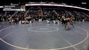 1A 126 lbs Cons. Round 1 - Mason Ray, Hayesville High School vs Amon Villarreal, Polk County High School