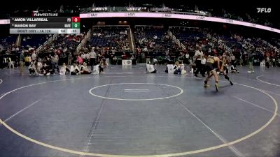 1A 126 lbs Cons. Round 1 - Mason Ray, Hayesville High School vs Amon Villarreal, Polk County High School