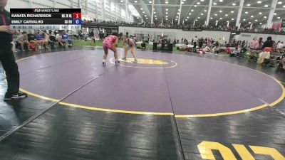 190 lbs Kanata Richardson, Michigan Blue vs Emily Carvalho, California Gold