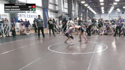 104 lbs Round 2 (10:30am Friday) - Briana Stetson, Misfits vs Emma Tomlinson, Lady Reapers