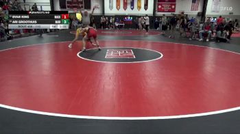 113 lbs Round 5 - Evan King, Mackinaw vs Ari Groothuis, Marion