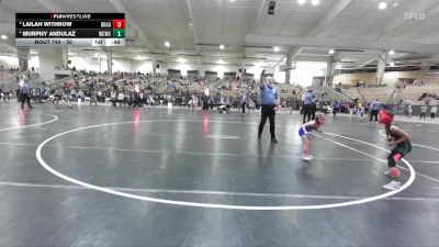 50 lbs Cons. Round 3 - Murphy Andulaz, Williamson Co Wrestling Club vs Lailah Withrow, Higher Calling Wrestling