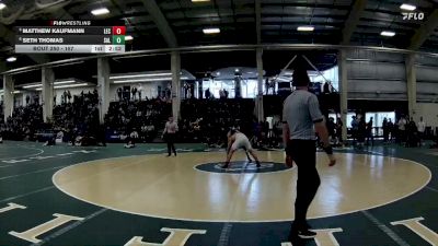 157 lbs Cons. Semi - Seth Thomas, Salem vs Matthew Kaufmann, Lake Erie