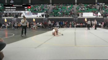 1A-4A 113 1st Place Match - Myles Bailey, Piedmont vs Asher Waugh, New Hope HS