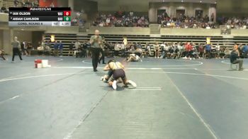 127 Championship Bracket Cons. Round 6 - Aidan Carlson, Mahtomedi vs Ian Olson, Waconia