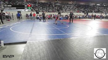 68 lbs Consi Of 8 #1 - Kol Burd, Weatherford Youth Wrestling vs Corbin Thigpen, Choctaw Jh