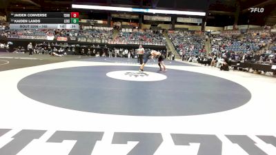 165 lbs Cons. Round 1 - Jaiden Converse, Tecumseh-Shawnee Heights HS vs Kaiden Lands, Leavenworth HS