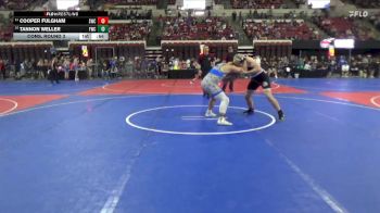 200 lbs Cons. Round 3 - Tannon Weller, Frenchtown Wrestling Club vs Cooper Fulgham, Sidney Wrestling Club