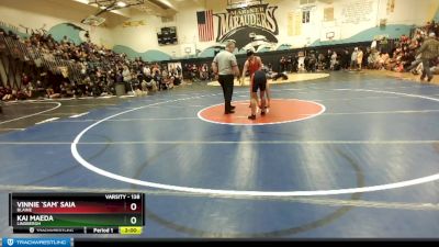 138 lbs Cons. Round 1 - Vinnie `Sam` Saia, Blaine vs Kai Maeda, Lindbergh