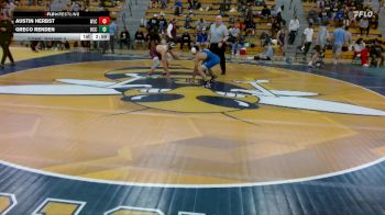 141 lbs Cons. Round 2 - Austin Herbst, Wisconsin-La Crosse vs Greco Renden, Harper CC