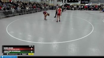 155 lbs Cons. Round 3 - Ashlynn Eckerman, Wisconsin vs Kara Kuge, Team Nazar Training Center