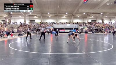 Girls 120 lbs Cons. Round 2 - Grace Voorhies, Seymour High School vs Ellen Anderson, Bartlett High School