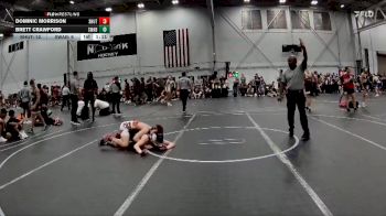 120 lbs Round 3 (4 Team) - Dominic Morrison, Team Shutt Garnett Trained vs Brett Crawford, Savage WA Black