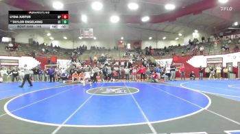 115 lbs Semifinal - Taylor Engelking, Columbus East vs Lydia Justus, North Posey