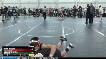 92 lbs Round 6 (8 Team) - Cole Rogers, Wrestling Mill vs Leonidas Giatis, Medina