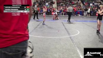 68 lbs Champ. Round 1 - Bowen Freisberg, Caney Valley vs Roycen Harrington, Slyfox