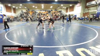 190 lbs Quarterfinal - Achilles Violette, Patriot vs Hudson Sweitzer, Trinity Classical Academy