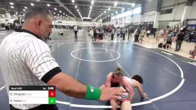 132 lbs Consi Of 16 #2 - Oscar Delgado, Thundercats WC vs Adam Salas, Silverback WC