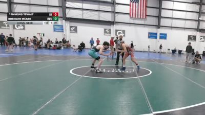 120 lbs Cons. Semi - Emmons Tewalt, Hanover Hawkeye vs Brendan McKee, Iron Forge Wrestling Club