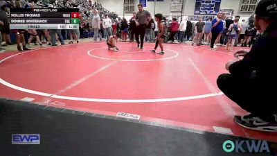 67 lbs Final - Hollis Thomas, Wagoner Takedown Club vs Donnie Whitenack, Tiger Trained Wrestling