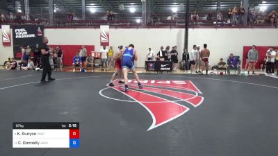 97 kg Consi Of 8 #1 - Kalob Runyon, Panther Wrestling Club RTC vs Cody Donnelly, Jackrabbit Wrestling Club