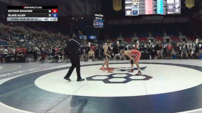 165 lbs Cons. Sub-rd Of 64 - Bryson Boucher, Michigan vs Blake Allen, Vermont