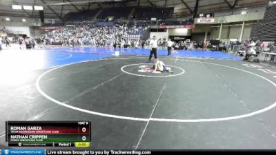 59 lbs Cons. Round 4 - Nathan Crippen, Forks Wrestling Club vs Roman Garza, Team Aggression Wrestling Club