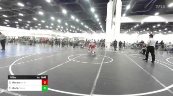 150 lbs Consi Of 16 #1 - Gavin Meraw, Osoway vs Caden Marler, Evanston Elite