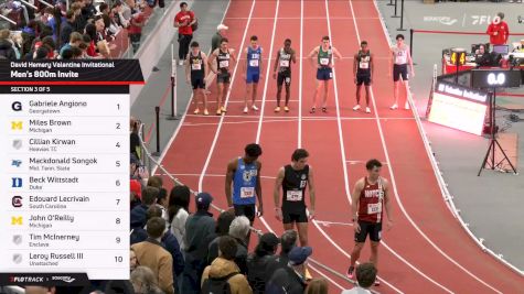 Men's 800m, Finals 3