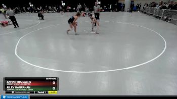 130 lbs Semifinal - Riley Hanrahan, Team Nazar Training Center vs Samantha Sachs, Legacy Wrestling Center