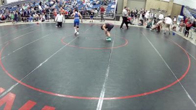 12U Boys - 108 lbs Champ. Round 1 - Benito Delgado, Red Cobra Wrestling Academy vs Weston Ward, Columbia City Wrestling Club