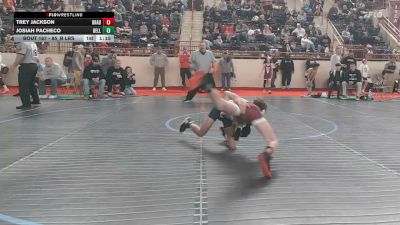 85_B lbs Round Of 32 - Trey Jackson, Bradford vs Josiah Pacheco, Bellefonte