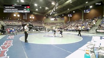 2A 175 lbs Semifinal - Adreian Briceno, Millard vs Davin Orton, Beaver