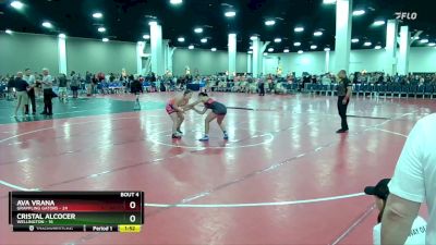 135 lbs Round 1 (8 Team) - Cristal Alcocer, Wellington vs Ava Vrana, Grappling Gators