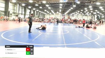 138 lbs Rr Rnd 3 - Travis Walton, D2 Mighty Ducks vs Armando Wisdom, Miami Elite