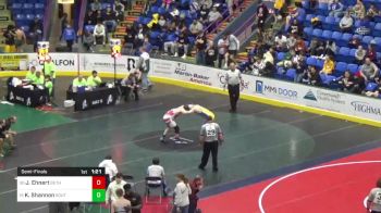 212 lbs Semifinal - Jetadiad Ehnert, Beth-Center vs Kaden Shannon, Southmoreland