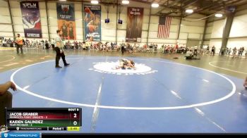 56 lbs Rd# 5- 3:45pm Friday Final Pool - Jacob Graber, Minnesota Funky Singlets vs Kaiden Galindez, Team Michigan