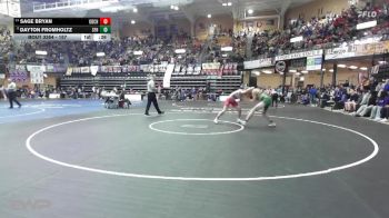 157 lbs Cons. Semi - Sage Bryan, Oberlin-Decatur Community HS vs Dayton Fromholtz, St. Francis HS