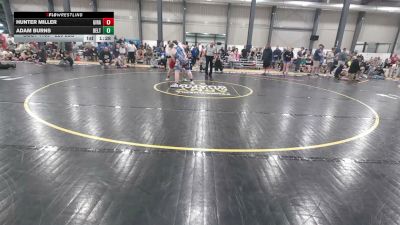 220 lbs Quarterfinal - Hunter Miller, Girard vs Adam Burns, Delta
