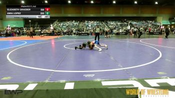 54 lbs Semifinal - Elizabeth Graeber, Idaho Gold vs Amia Lopez, Savage House Wrestling Club