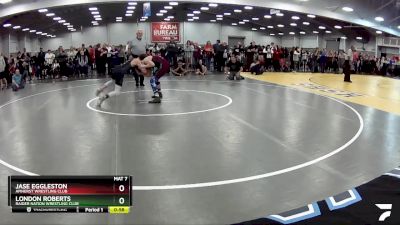 117 lbs Semifinal - Jase Eggleston, Amherst Wrestling Club vs London Roberts, Raider Nation Wrestling Club