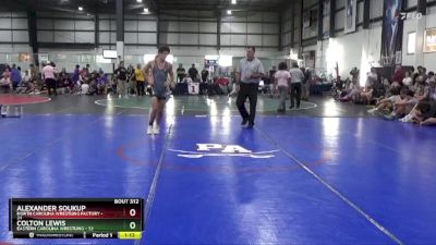 126 lbs Cons. Round 2 - Colton Lewis, Eastern Carolina Wrestling vs Alexander Soukup, North Carolina Wrestling Factory