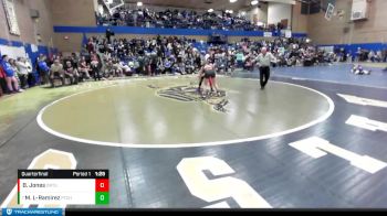 115lbs Quarterfinal - Mi Amada Lanphear-Ramirez, East Jefferson (Girls) vs Brooklyn Jones, Orting (Girls)