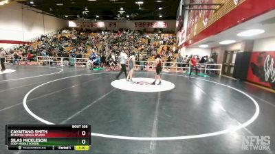 110 lbs Cons. Round 4 - Silas Mickleson, Cody Middle School vs Cayaitano Smith, Riverton Middle School